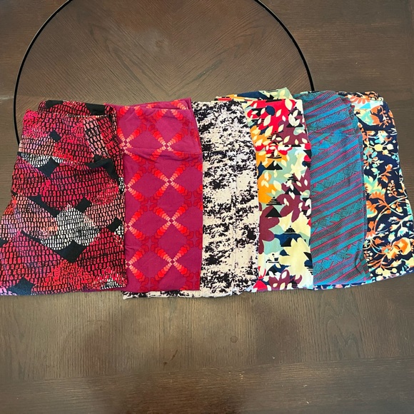 6 pack lularoe leggings - Picture 2 of 10